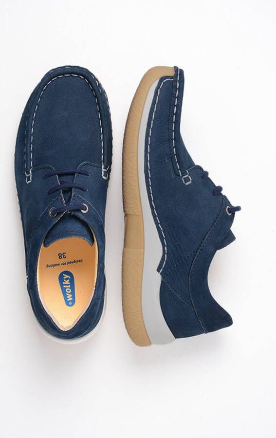 Wolky Veterschoenen Celebration denim nubuck