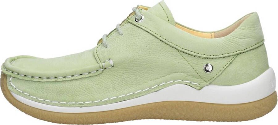 Wolky Veterschoenen Celebration lichtgroen nubuck