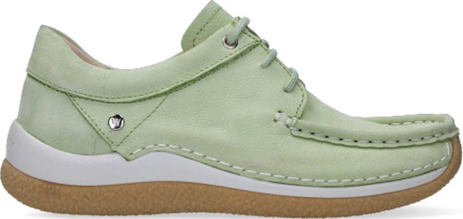 Wolky Veterschoenen Celebration mintgroen nubuck