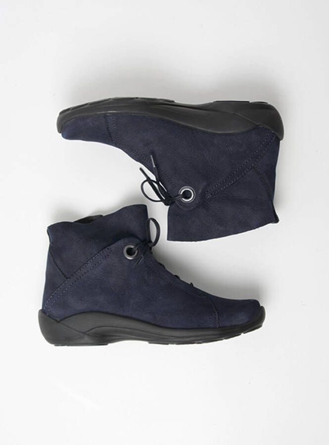 Wolky Veterschoenen Diana blauw nubuck