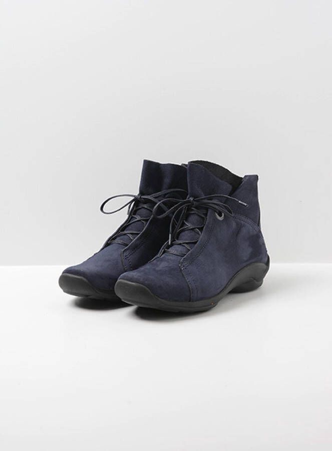 Wolky Veterschoenen Diana blauw nubuck