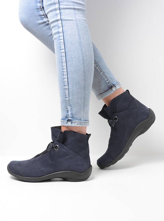 Wolky Veterschoenen Diana blauw nubuck