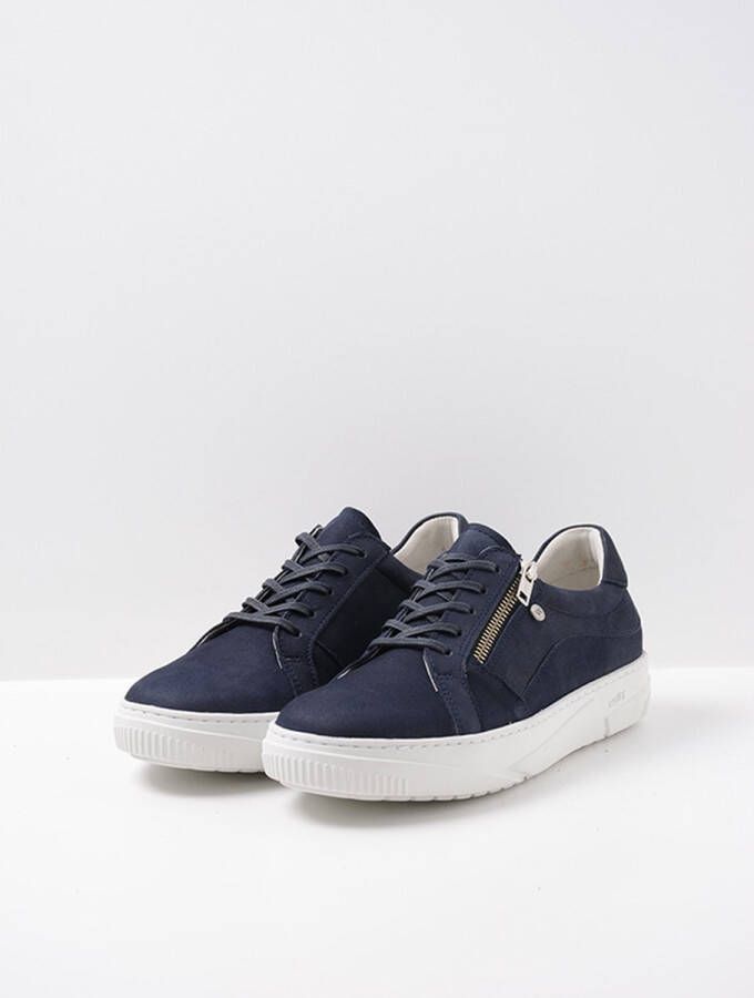 Wolky Veterschoenen Direct blauw zomer nubuck