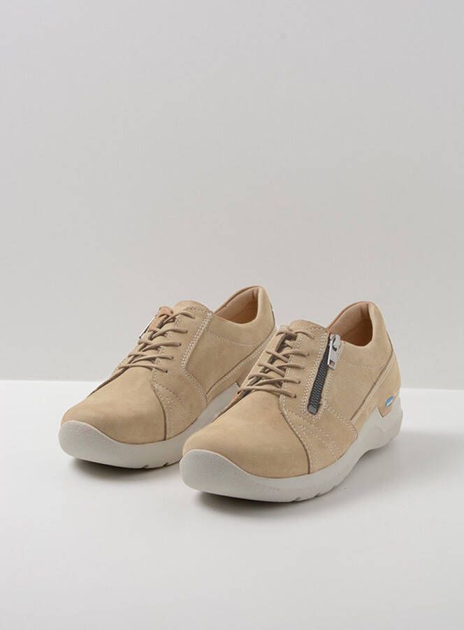 Wolky Veterschoenen Feltwell beige nubuck