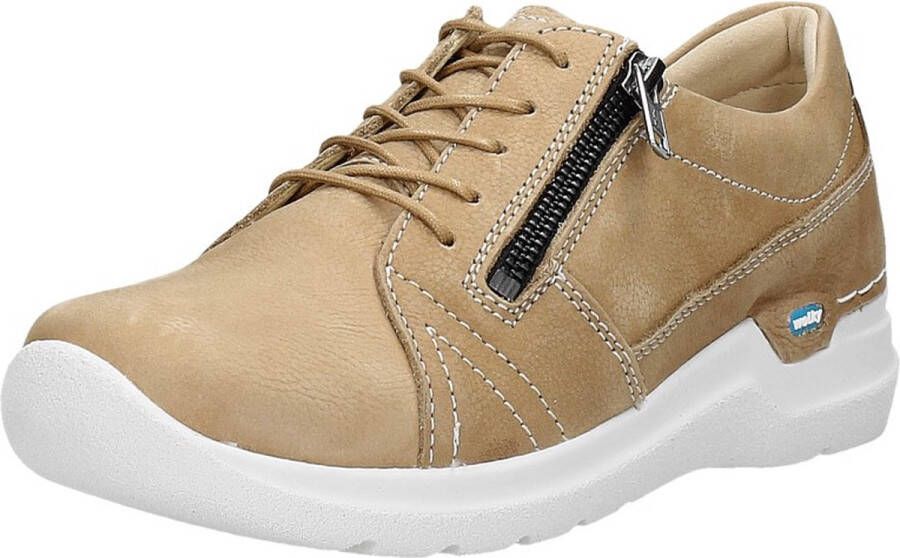 Wolky Veterschoenen Feltwell beige nubuck