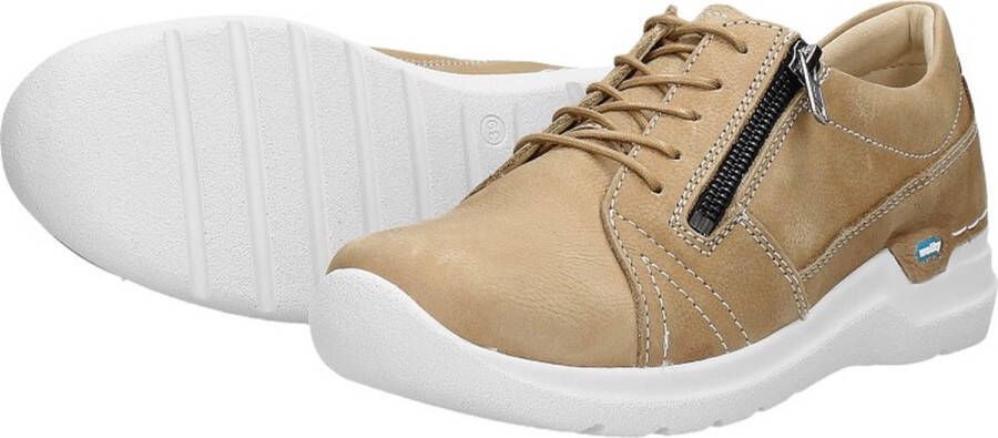 Wolky Veterschoenen Feltwell beige nubuck