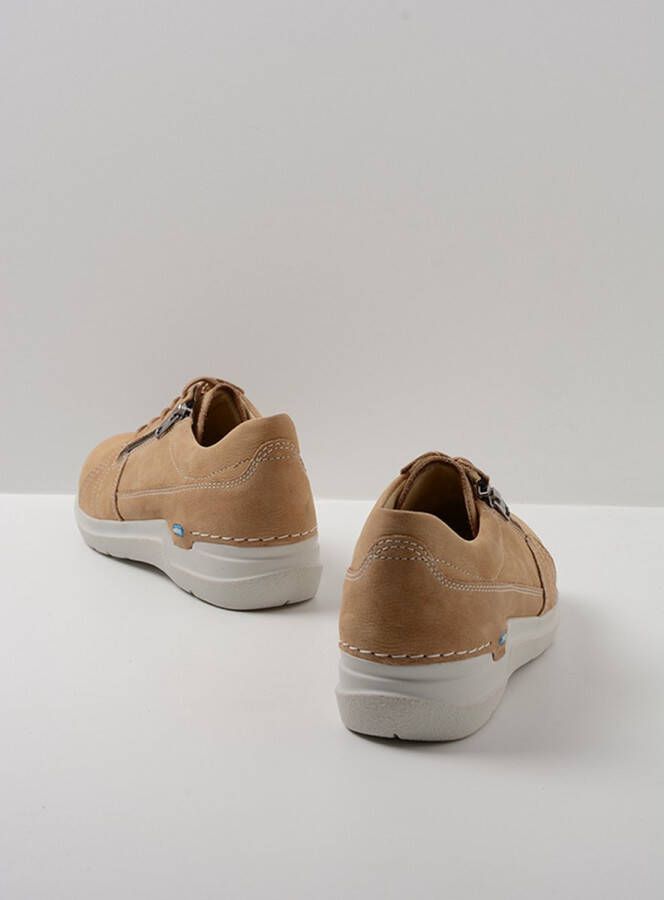 Wolky Veterschoenen Feltwell beige nubuck