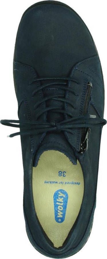 Wolky Veterschoenen Feltwell blauw nubuck