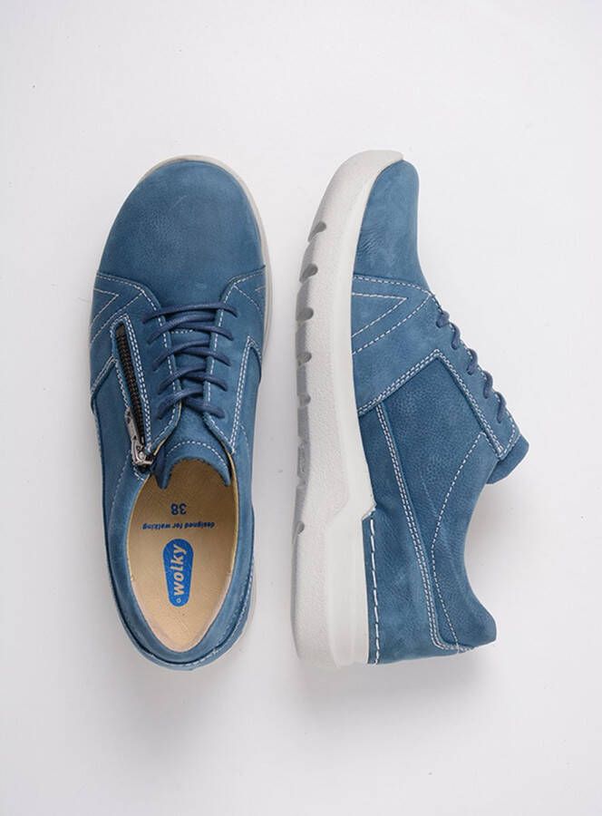 Wolky Veterschoenen Feltwell dodger blauw nubuck