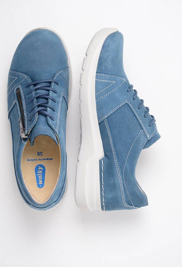 Wolky Veterschoenen Feltwell dodger blauw nubuck