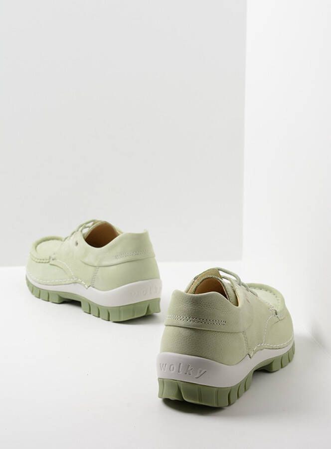 Wolky Veterschoenen Fly Summer lichtgroen nubuck