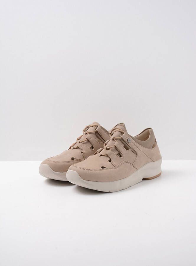 Wolky Veterschoenen Galena beige nubuck