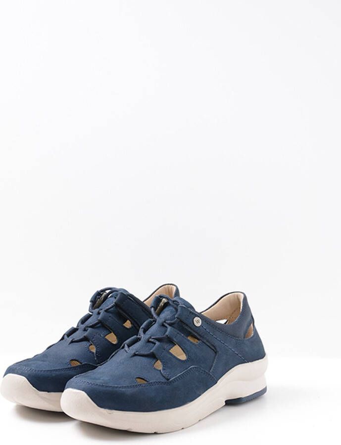 Wolky Veterschoenen Galena denim nubuck