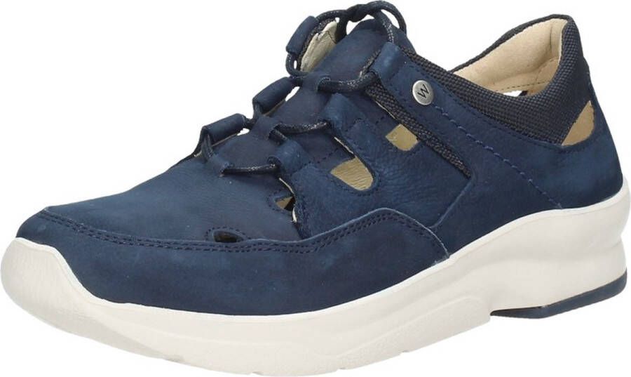 Wolky Veterschoenen Galena denim nubuck