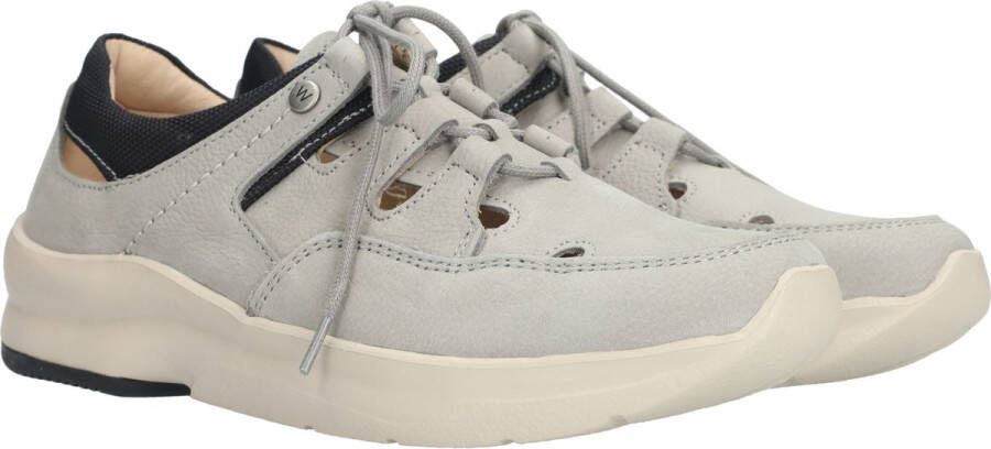 Wolky Veterschoenen Galena lichtgrijs nubuck