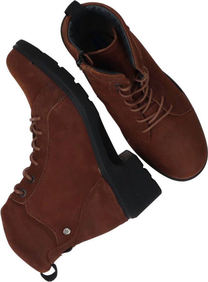 Wolky Veterschoenen Midi cognac nubuck