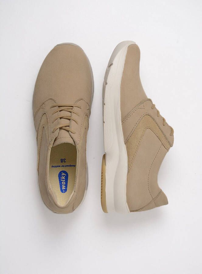 Wolky Veterschoenen Omaha HV beige nubuck - Foto 4