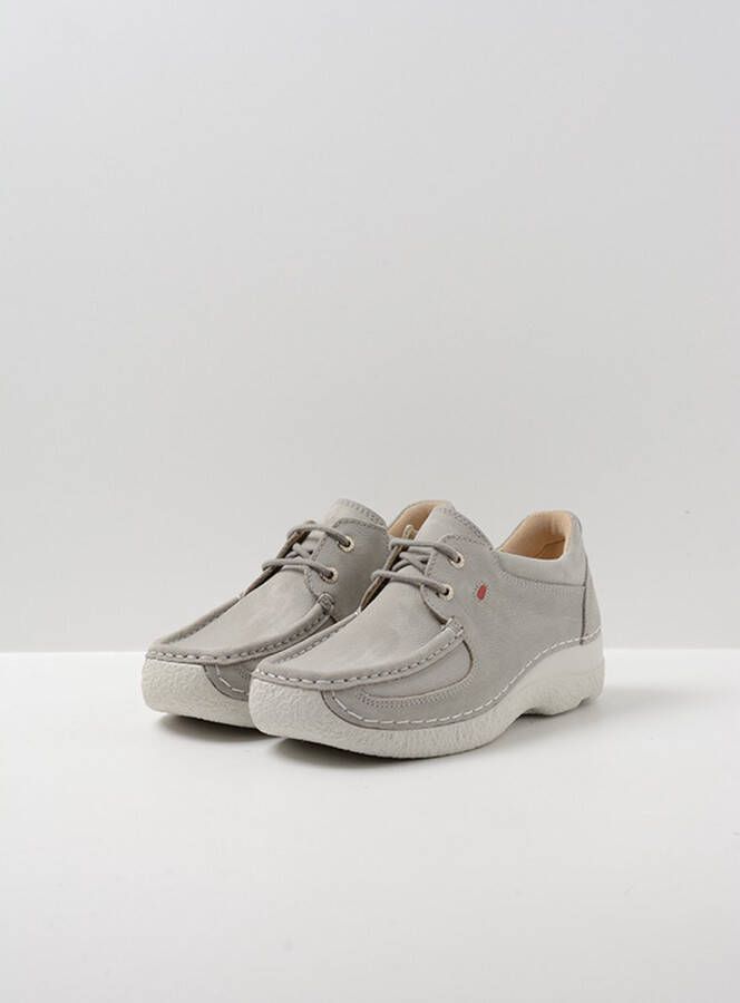 Wolky Veterschoenen Roll Shoe lichtgrijs nubuck - Foto 3