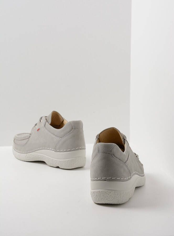 Wolky Veterschoenen Roll Shoe lichtgrijs nubuck - Foto 4