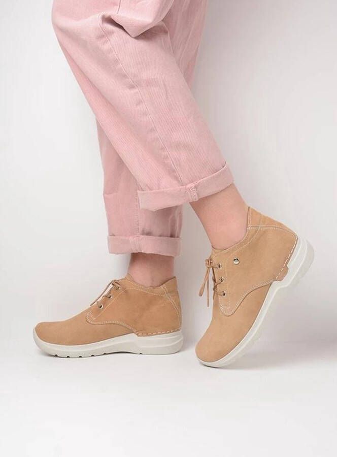 Wolky Veterschoenen Truth HV beige nubuck