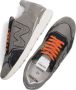 Womsh Grijze Lage Sneaker Runny Nylon Suède Gray Heren - Thumbnail 8