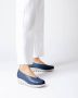 Wonders Fly Damesloafer met MemoryGel Binnenzool Blue Dames - Thumbnail 8