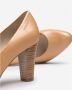 Wonders Elegante Bruine Leren Pump Brown Dames - Thumbnail 6