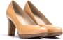 Wonders Elegante Bruine Leren Pump Brown Dames - Thumbnail 7