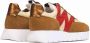 Wonders Odisei Dames Sneaker met Fris Logo Detail Brown Dames - Thumbnail 6