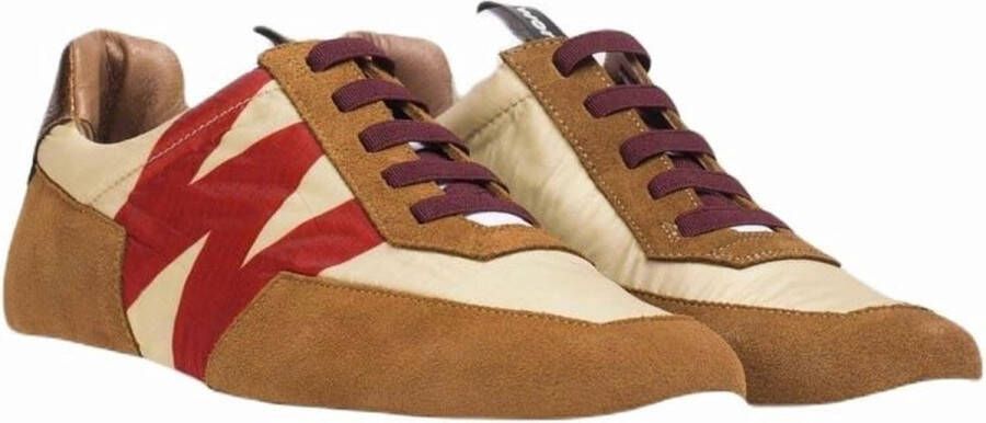 Wonders Odisei dames sneaker bruin