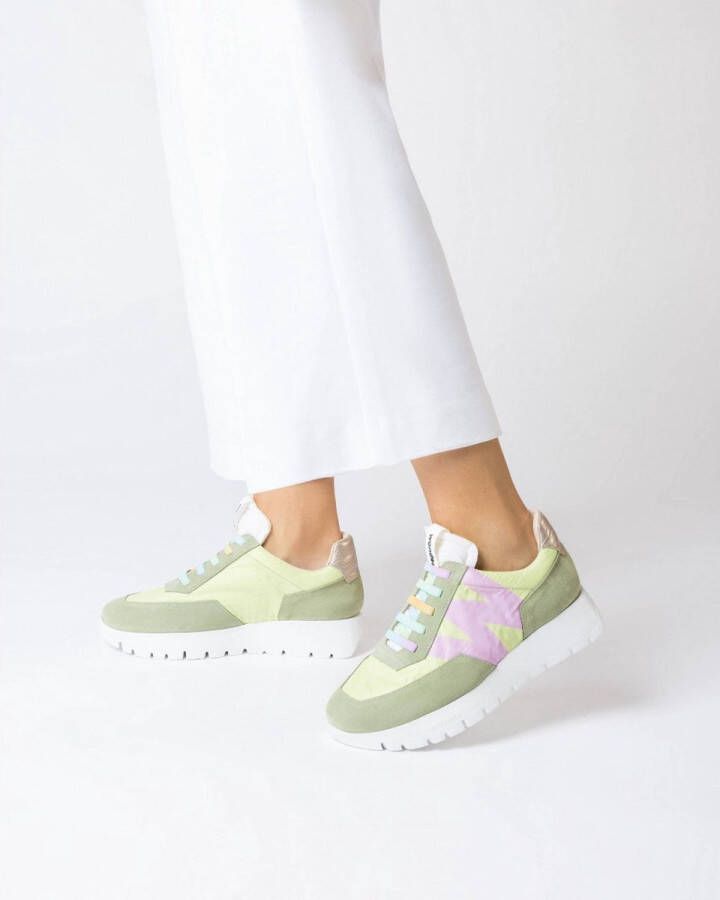 Wonders Odisei dames sneaker groen