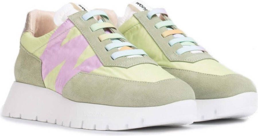 Wonders Odisei dames sneaker groen