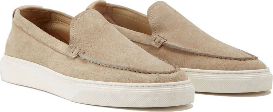 Woolrich Boat Slip On Heren Loafers Instappers Heren Beige