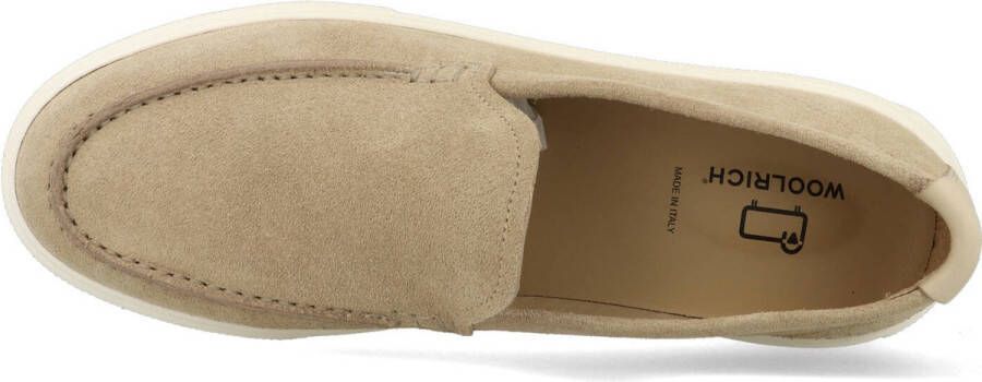 Woolrich Boat Slip On Heren Loafers Instappers Heren Beige