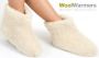 Woolwarmers Unisex Sloffen Creme Wit - Thumbnail 7