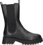 Wysh Billie Chelsea boots Enkellaarsjes Meisjes Zwart - Thumbnail 7