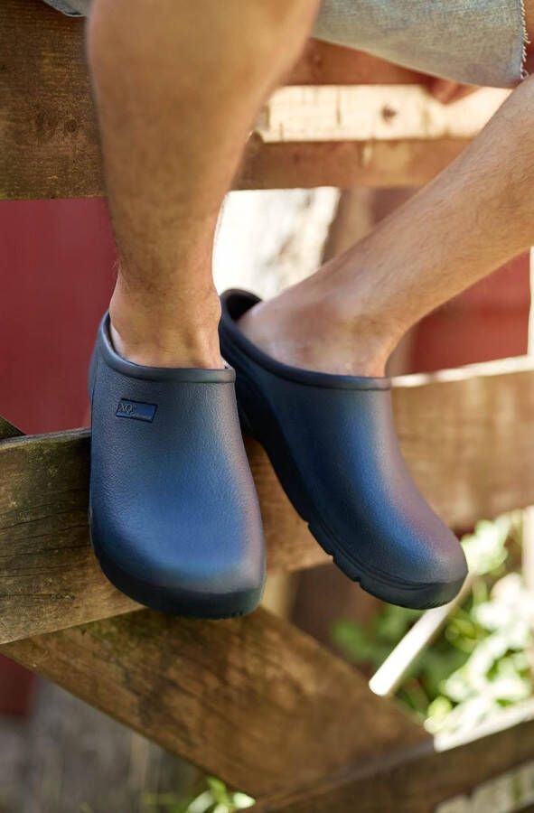 XQ Gardenwear Klompen Heren Tuinklompen Heren Blauw Navy Alternatief Crocs Slippers Heren