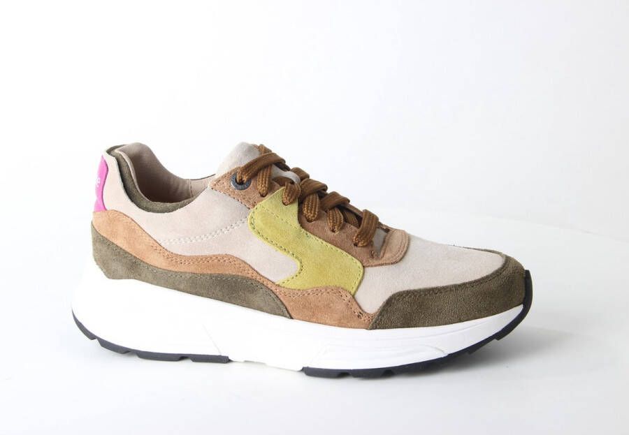 Xsensible Dames Veterschoenen Golden Gate Lady Color Mix Multi