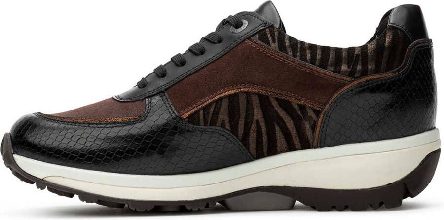 Xsensible Dames Veterschoenen Lucca Black Combi Zwart