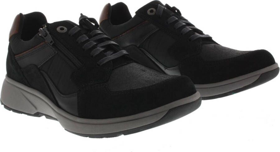 Xsensible Heren Veterschoenen Zurich Black Zwart