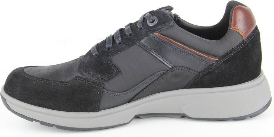 Xsensible Heren Veterschoenen Zurich Black Zwart