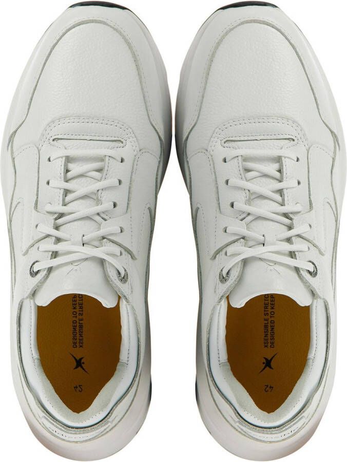 Xsensible Sneakers Heren Lage sneakers Herenschoenen Leer 33200.5 Wit