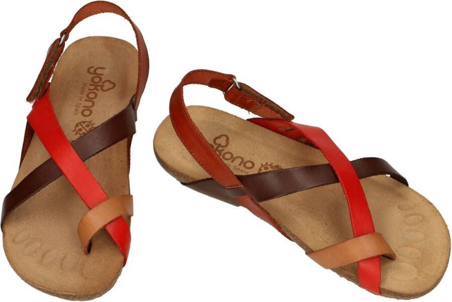 Yokono -Dames combinatie kleuren sandalen