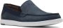 Clarks Stijlvolle Blauw Groene Loafers Mannen Blue Heren - Thumbnail 17