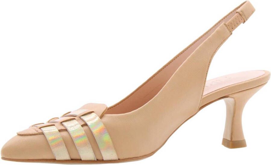 Zinda Peep Toe Peep Heel Beige