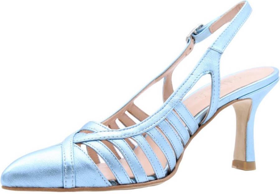 Zinda Peep Toe Peep Heel Blue