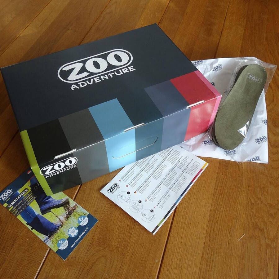 ZOO Adventure Adisa outdoor wandellaars Red 100% waterdicht & leer