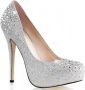 Fabelicious = | DESTINY 06R | 5 Heel 1 Hidden PF Pump Glitter - Thumbnail 5