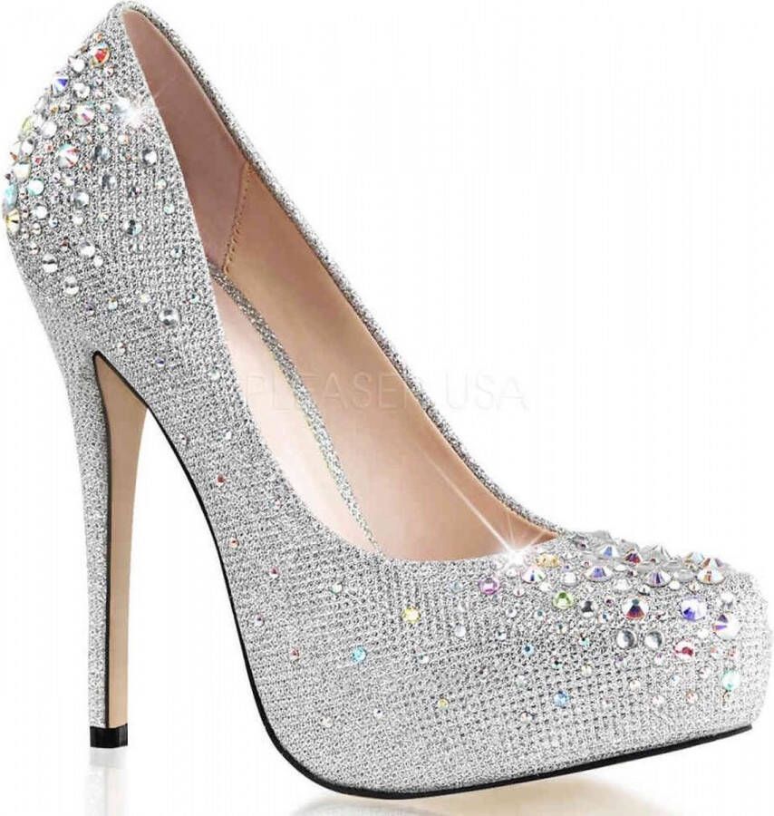 Fabelicio = | DESTINY 06R | 5 Heel 1 Hidden PF Pump Glitter