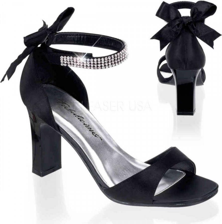 Fabelicious Fabulicious Sandaal met enkelband 45 Shoes ROMANCE 372 Zwart